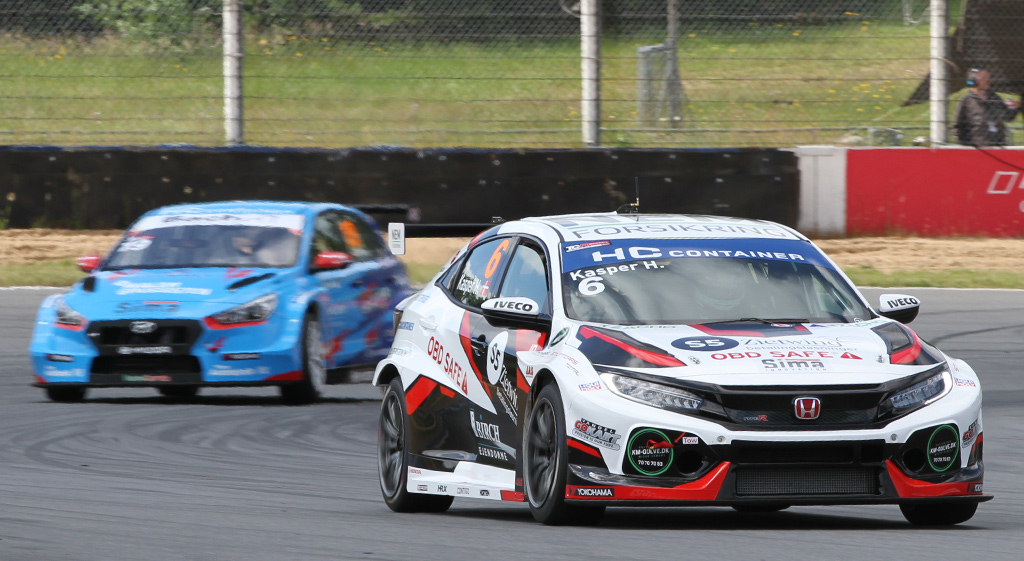Kasper H. Jensen i Honda Civic TCR
(Foto: Motorsporten.dk)